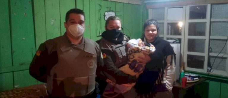Policiais militares salvam bebê engasgado em Paraíso do Sul