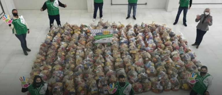 Sicredi Centro Leste RS arrecada mais de 33 toneladas de alimentos