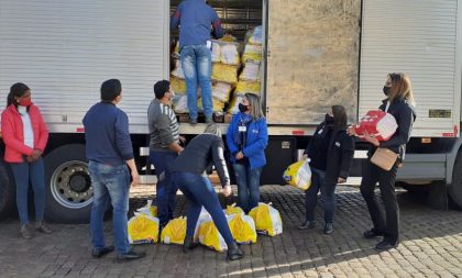 Grupo Grazziotin doa 312 cestas básicas à STAS