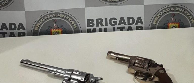 BM apreende duas armas de fogo no Universitário