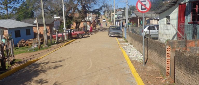 Bairro Cristo Rei tem ruas pavimentadas