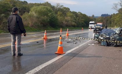 Motorista morre em acidente na BR-392