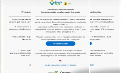 Alerta: Secretaria da Saúde rebate Fake News sobre dose extra