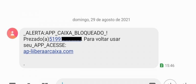 Golpe do SMS de aplicativo de banco bloqueado avança em Cachoeira do Sul