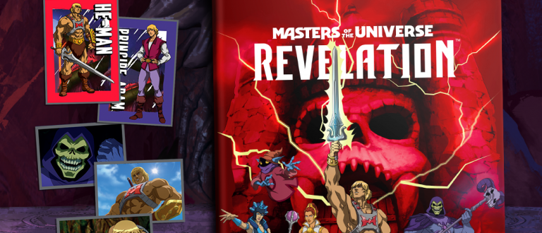 “Masters of the Universe: Revelation” do He-Man ganha álbum de figurinhas
