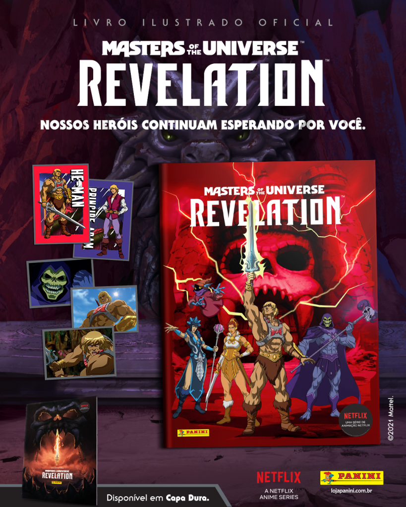 álbum figurinhas He-Man