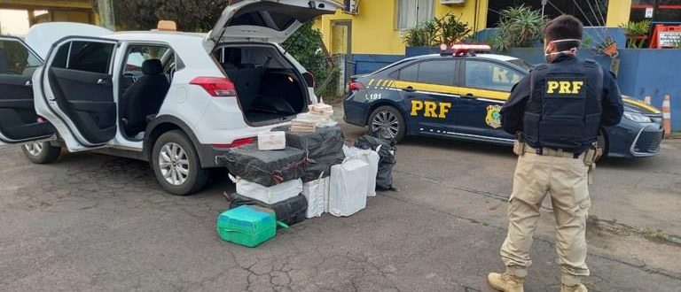 BR-290: PRF apreende 422 quilos de cocaína