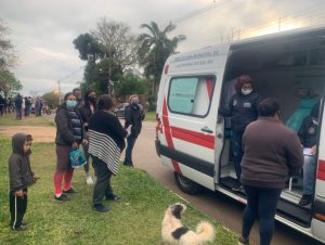 Chuva transfere roteiro da itinerante da vacina nos bairros