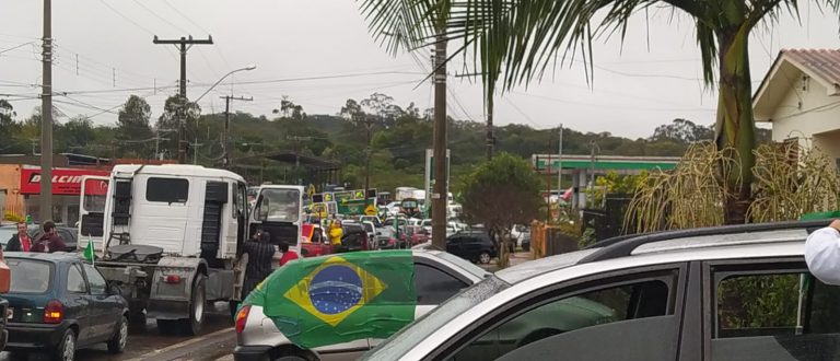 Cachoeira: mobilização em verde e amarelo integra ato pró-Bolsonaro