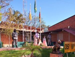 BM de Cachoeira do Sul recebe centelha da chama crioula