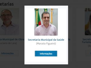 Vai voltar? Segundo site da Prefeitura, Figueiró segue secretário