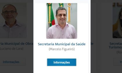 Vai voltar? Segundo site da Prefeitura, Figueiró segue secretário