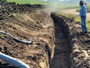 Obra emergencial na barragem do Capané permite retomada de irrigação de lavouras de arroz