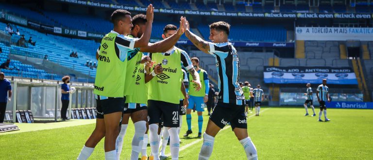 Com gols de Diego Souza e Ferreira, Grêmio bate o Ceará e vence no Brasileiro