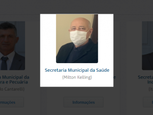 Após reportagem do OC, Milton é “oficializado” no site da Prefeitura