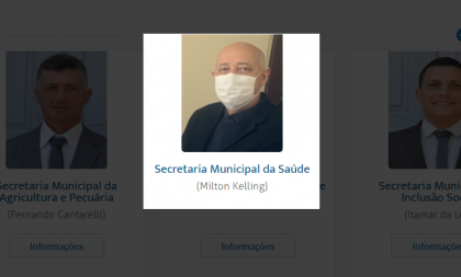 Após reportagem do OC, Milton é “oficializado” no site da Prefeitura