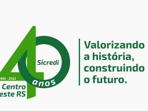 Sicredi Centro Leste RS apresenta marca dos 40 anos