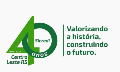 Sicredi Centro Leste RS apresenta marca dos 40 anos