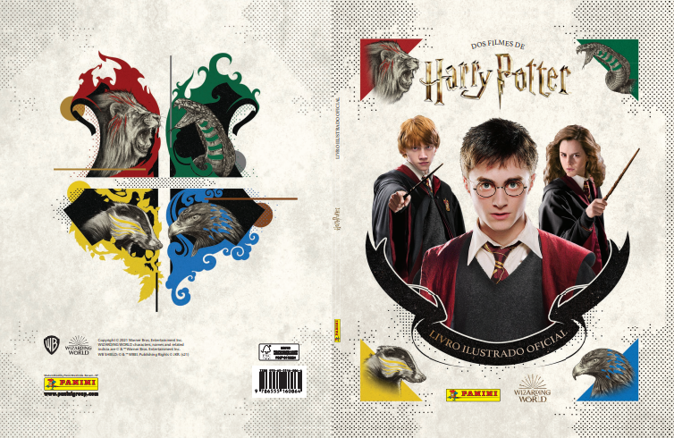 álbum figurinhas Harry Potter