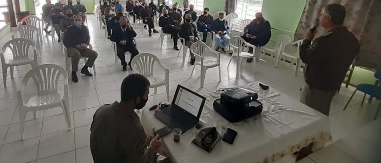 Comando Regional da Brigada Militar realiza reunião em Paraíso do Sul