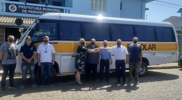 Prefeitura de Paraíso do Sul adquire ônibus escolar Zero KM