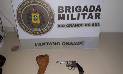 BM de Pantano Grande prende homem por porte ilegal de arma de fogo