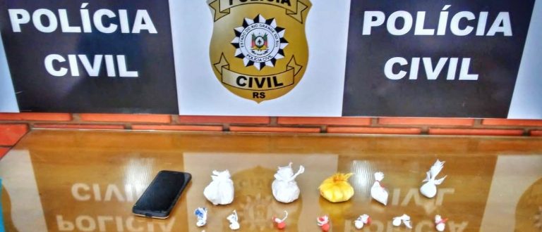 Promorar: jovem com porções de cocaína é preso