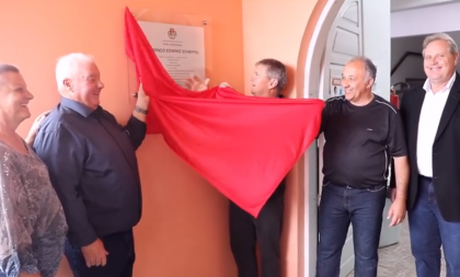 Vídeo: Centro Administrativo de Novo Cabrais recebe nome de Lourenço Edwino Scheffel
