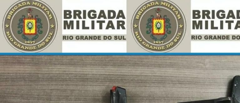 BM apreende pistola e carregador no Centro