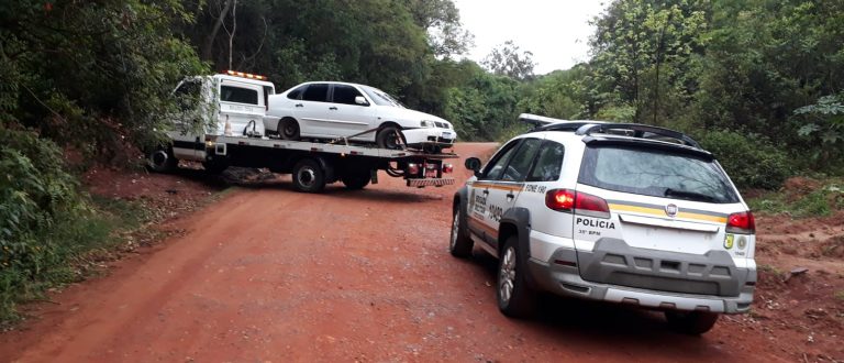 Brigada Militar recupera veículo furtado