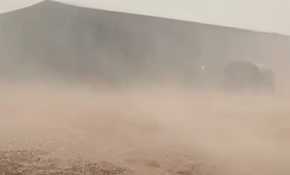 VÍDEO mostra o momento do temporal na Porteira Sete