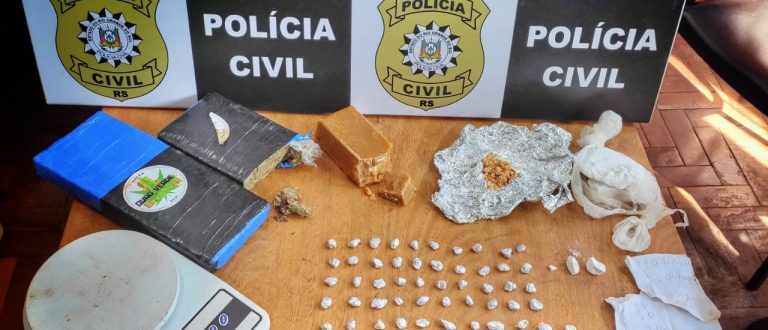 Polícia prende dupla por tráfico no Noêmia