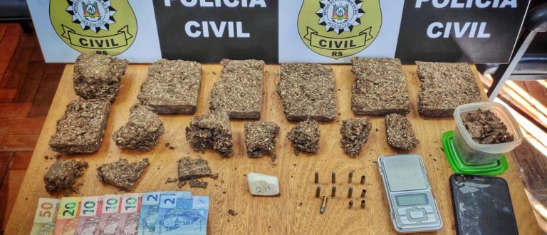 Santo Antônio: Polícia prende mulher de 20 anos por tráfico de drogas