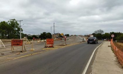 Pantano Grande: Dnit libera trânsito em parte de viaduto da BR-290