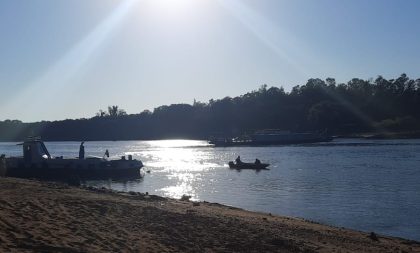 Seguem as buscas a jovem desaparecido no Rio Jacuí