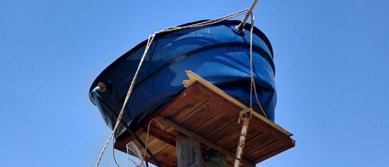 Calor de 41°C faz caixa d’água derreter no Barro Vermelho