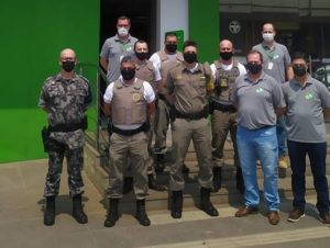 BM de Cachoeira do Sul visita a cooperativa Sicredi