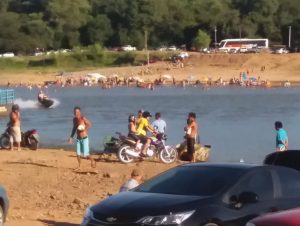 Praia Nova lotada no início de 2022