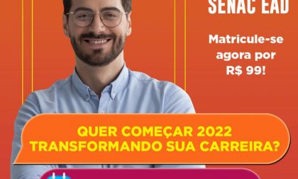 Senac Cachoeira está com inscrições abertas para cursos técnicos EAD