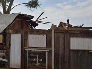 BARRAGEM DO CAPANÉ: TEMPORAL DEIXA MORADORES DESABRIGADOS