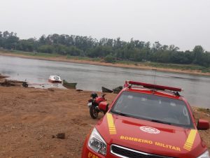 Bombeiros realizam buscas a homem que desapareceu no Rio Jacuí