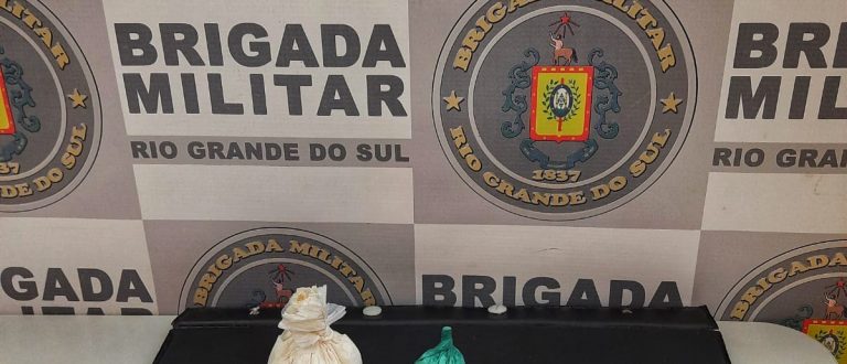 BM de Cachoeira do Sul prende homem por tráfico