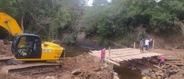 Desvio no Arroio Piquiri está concluído