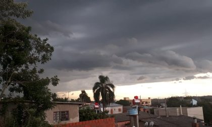 Defesa Civil alerta para temporais no fim de semana