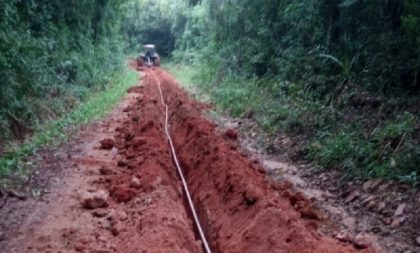 Prefeitura de Novo Cabrais investe em 2,3 quilômetros em rede de água