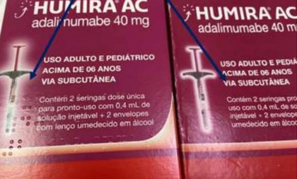 Artrite: Anvisa recolhe lote falso