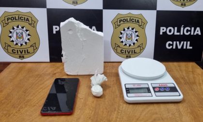 Polícia prende homem com cocaína no Noêmia