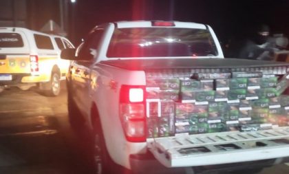 Polícia Rodoviária apreende na RSC-287 uma carga de cigarros em caminhonete furtada