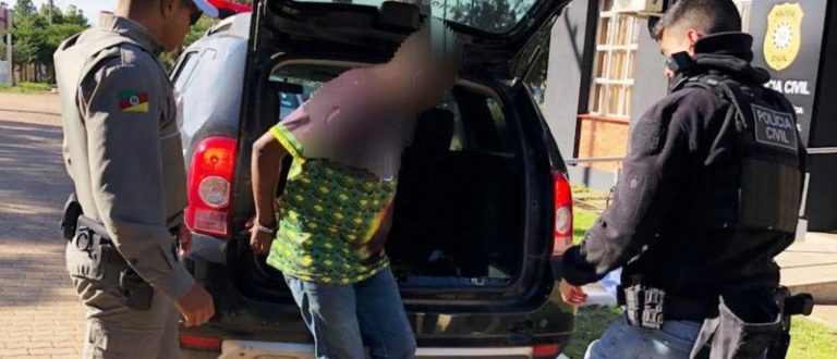 Polícia e BM prendem autor de homicídio de adolescente em Encruzilhada do Sul