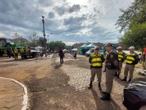 BM é marca da segurança ao público presente na Fenarroz